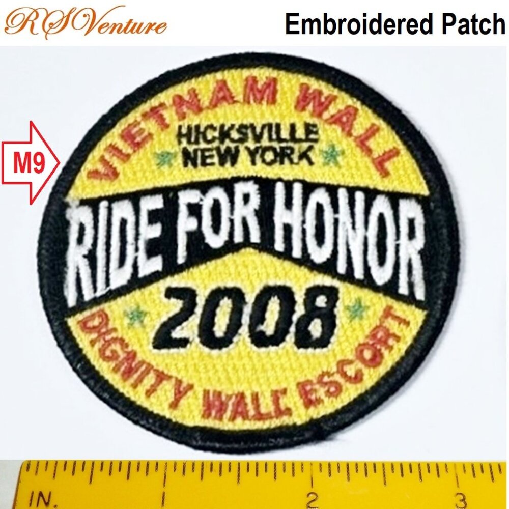 Buy 1 get 1 FREE, New Vintage 2008 Ride For Honor Patch